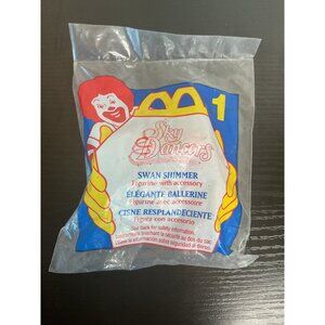 Vintage McDonalds Sky Dancers Swan Shimmer Figurine #1